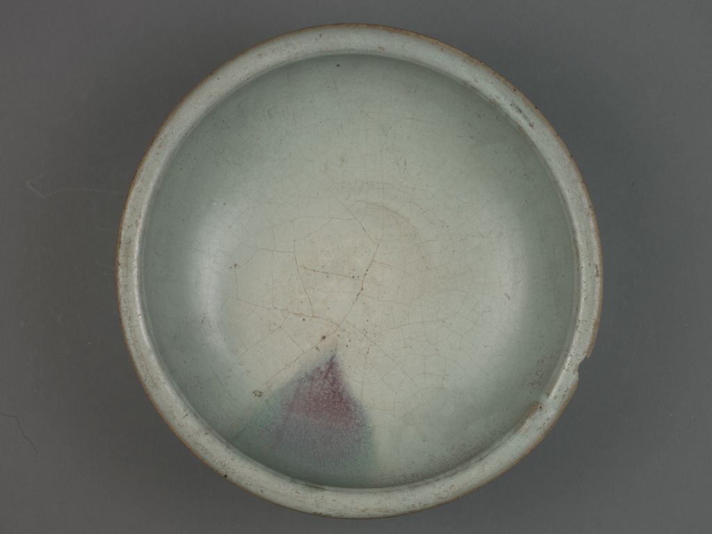 图片[2]-Jun Kiln Moon White Glaze Purple Red Spot Wash-China Archive